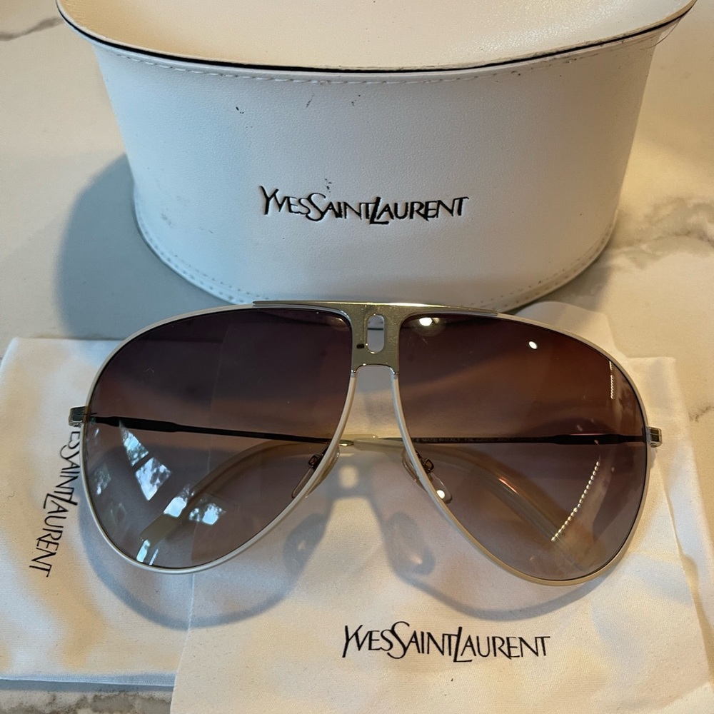 Yves Saint Laurent Vintage Sunglasses | Gold